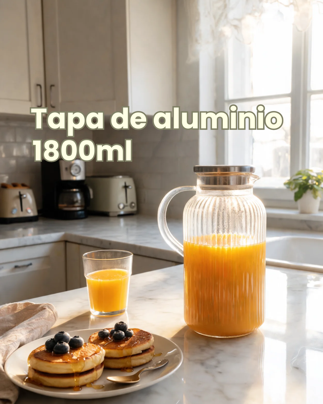 Jarra acanalada Brisas 1800ml