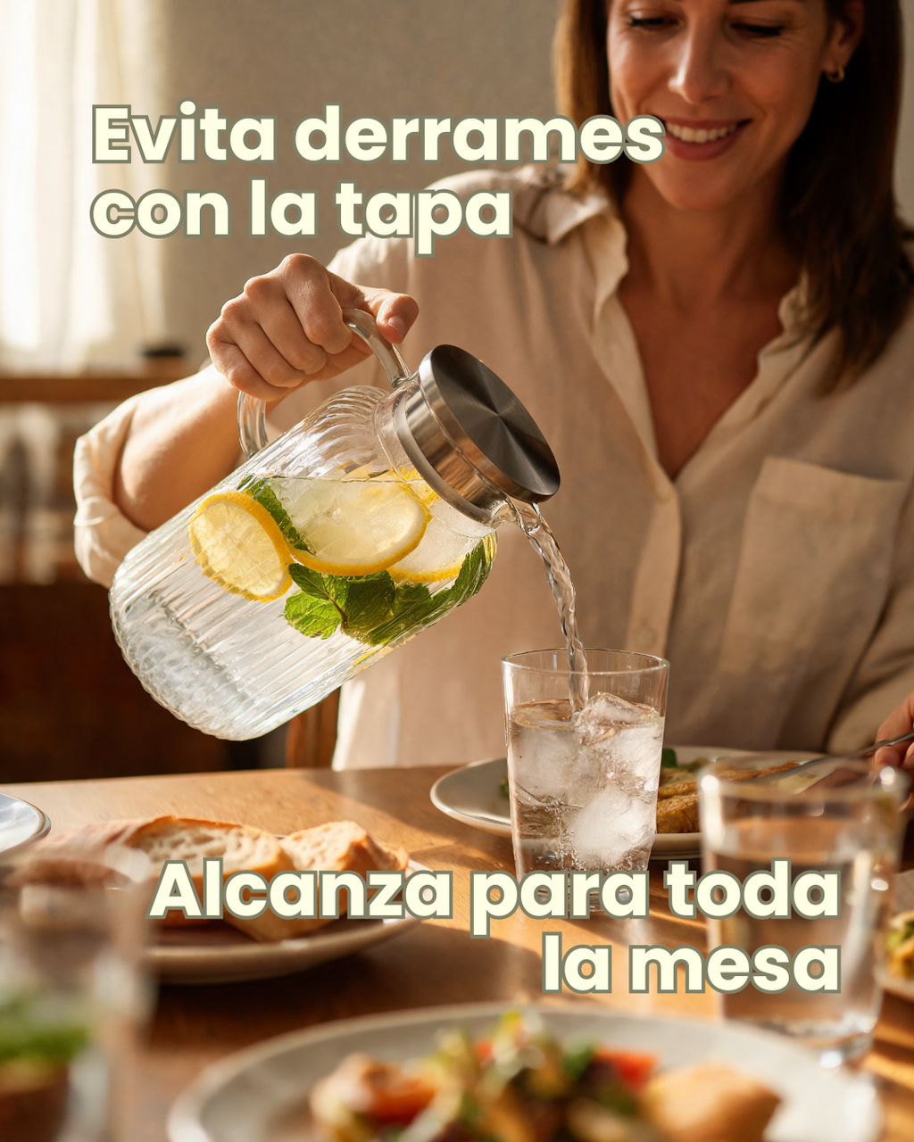 Jarra acanalada Brisas 1800ml