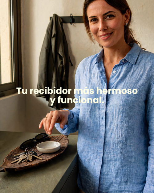 Bandeja de Hoja de madera - Mediana