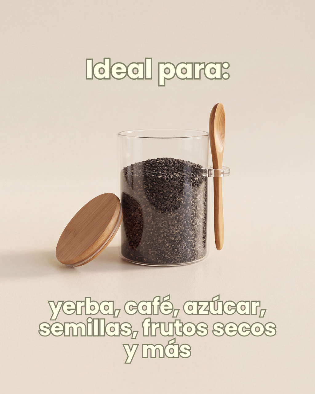 Recipiente Nórdico de 500ml con cuchara