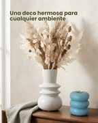 Florero Gaia blanco