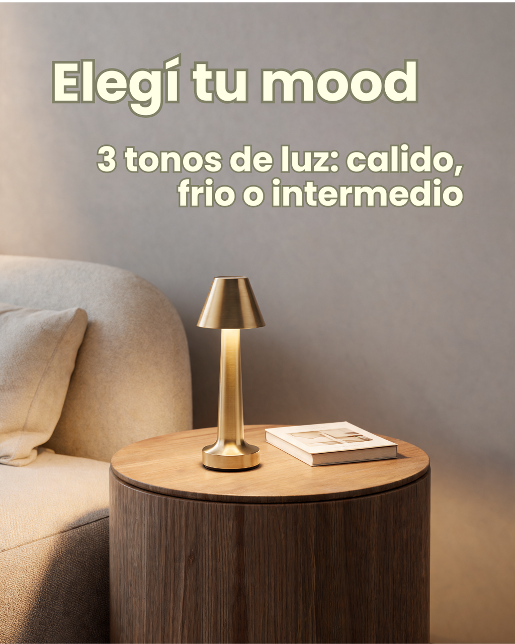 Lampara Fungi tactil