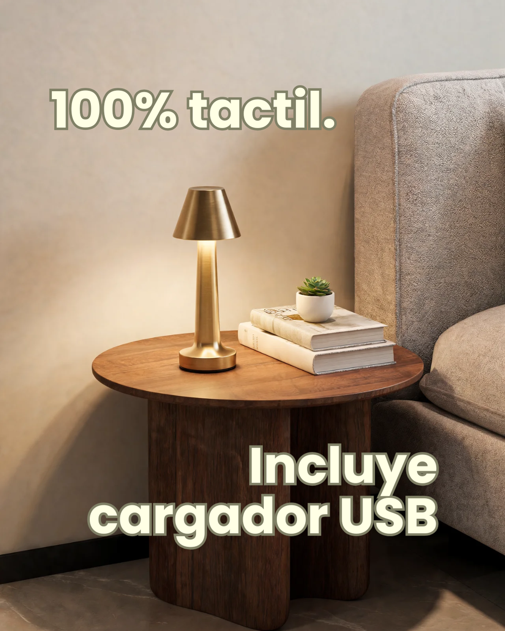 Lampara Fungi tactil