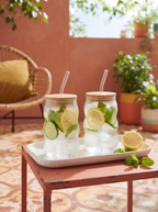 Vaso Nube de vidrio 500ml con sorbito