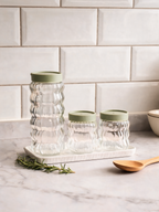 Recipiente 1000ml - Set verde salvia